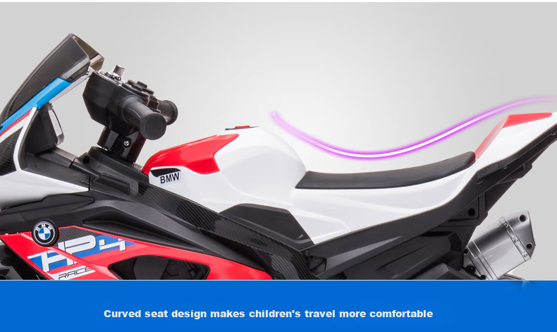 BeRica Children's Electric Tricycle Motorcycle, BMW Authorized Toy Car for Boys And Girls, Rideable, Baby Gift 8