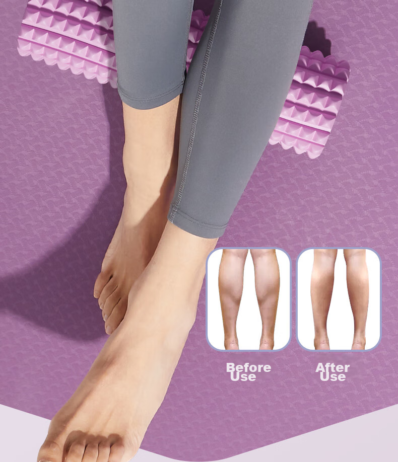 Li-Ning Foam Roller Solid Core Muscle Relaxation Back Roller Massage Wheel Fitness Yoga Column Leg Back 33CM 10