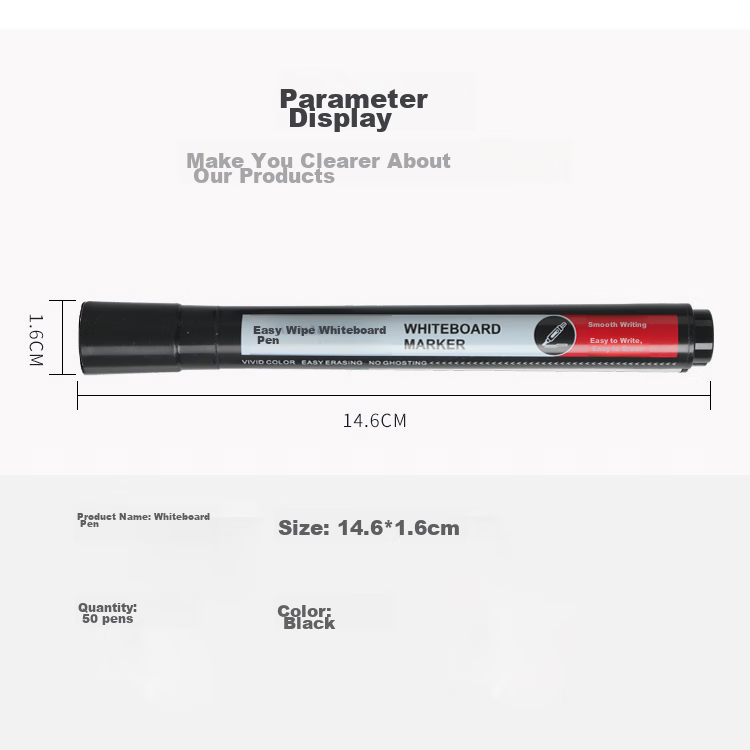 TANGO Single-Tip Whiteboard Marker, Blue, 10-Pack, 2.8mm Tip, Writes up to 500 Meters, Easy to Erase, Quick-Drying, Non-Bleeding, Erasable Marker, Oil-Based Pen, Blackboard Pe 3