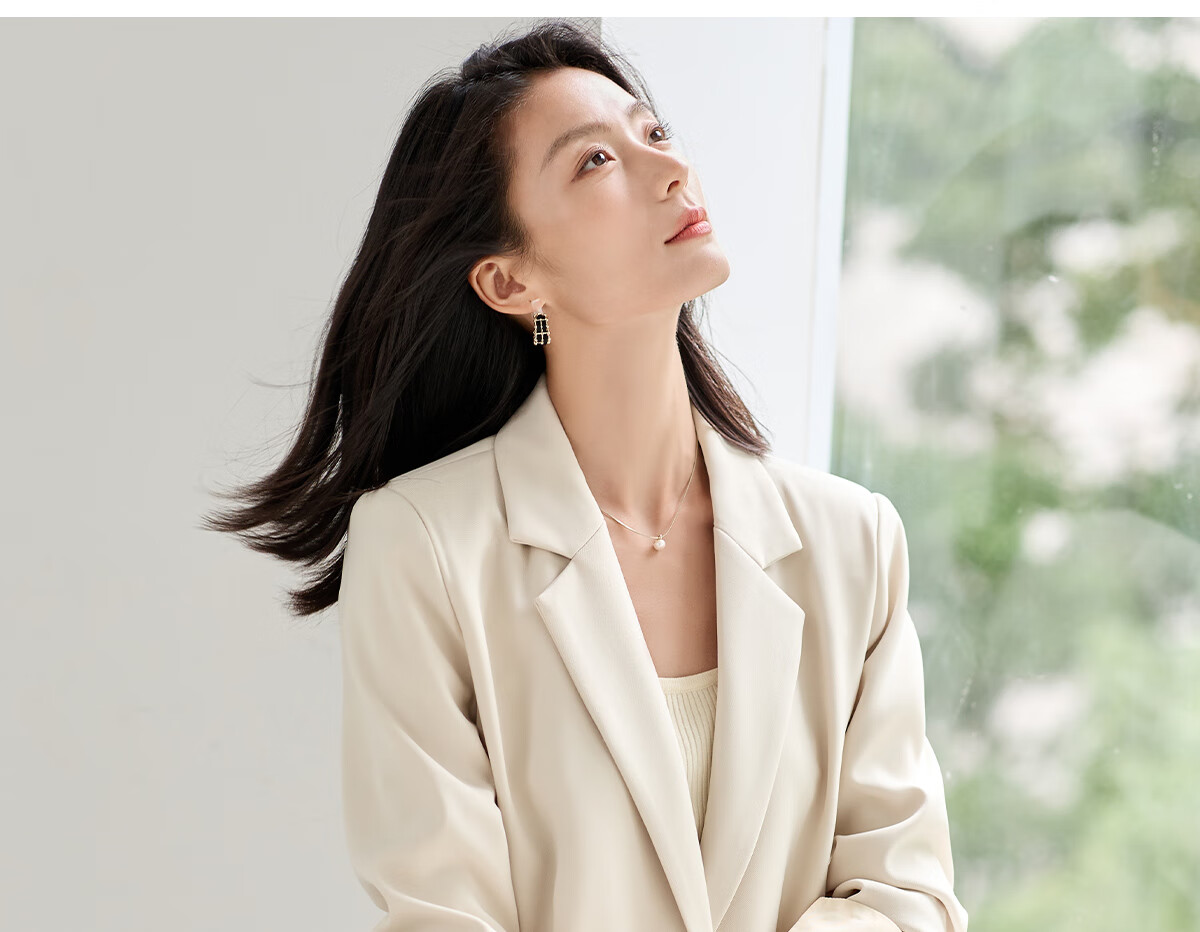 Chushen Spring Autumn Women's Blazer Double-Breasted High-End Fashion Versatile Commuter Jacket S143U6011 9