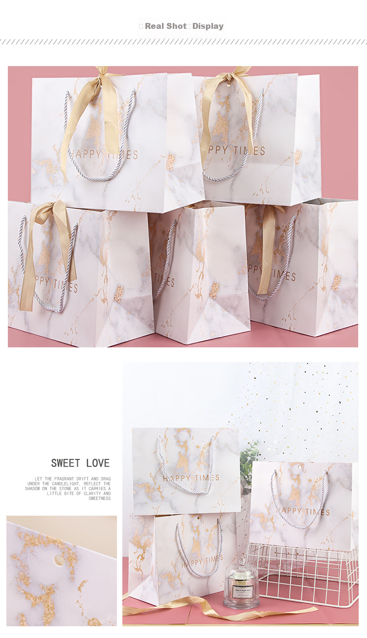 TaTanice Gift Bags, 5 Handbags, Birthday Confession Gift Packaging Bags, Favor Bags, Starry Sky Gradient 5