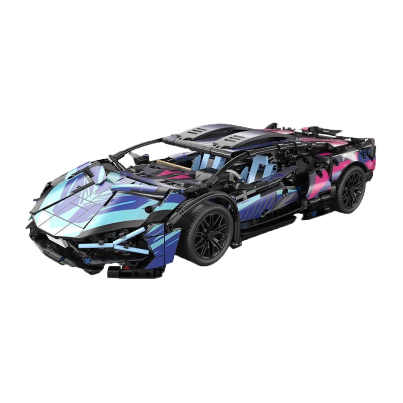 LEAIXIANG Adult High-Difficulty Building Blocks, Lamborghini Boys' Toy, Birthday Gift for Ages 6-12