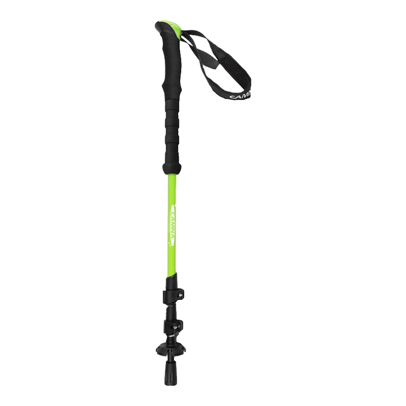 Kanle Aluminum Alloy Trekking Pole, Three-Section Telescopic, Ultra-Lightweight, Portable, Non-Slip Handle Design, for Outdoor Camping, Hiking And Mountain Climbing