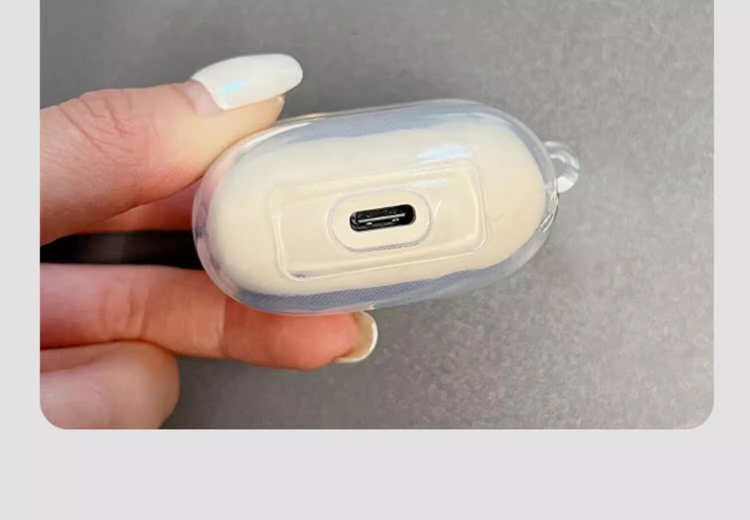 ESCASE Transparent Silicone Soft Case for Edifier Zero Air Bluetooth Earphones, Protective Cover with Strap, Shockproof Ultra-Thin Full Protection Storage Box 13