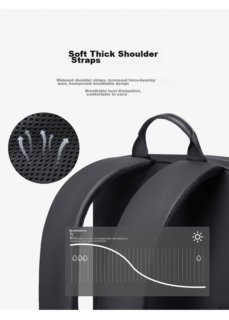 GOLF Backpack for Men, 15.6-Inch Laptop Bag, Multi-Compartment Lightweight Business Casual Travel Backpack for Students 11