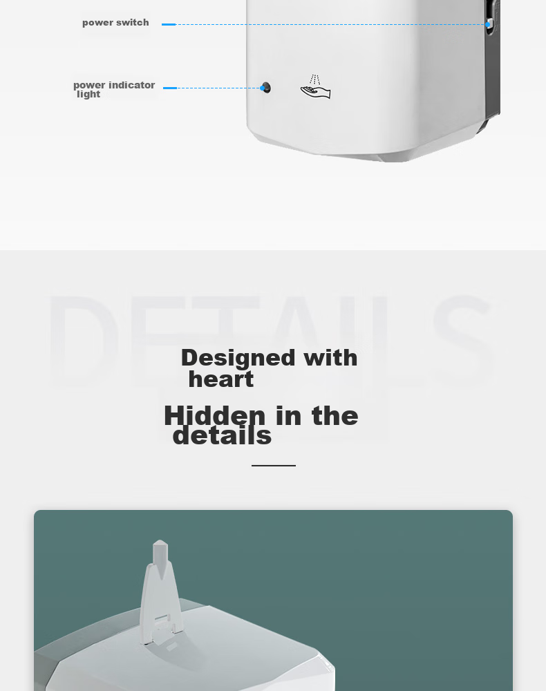 Interhasa! B802 Automatic Sensor Hand Sanitizer Wall-Mounted Hand Sanitizer Machine Alcohol Sprayer Atomizing Disinfection Hand Cleaner 13