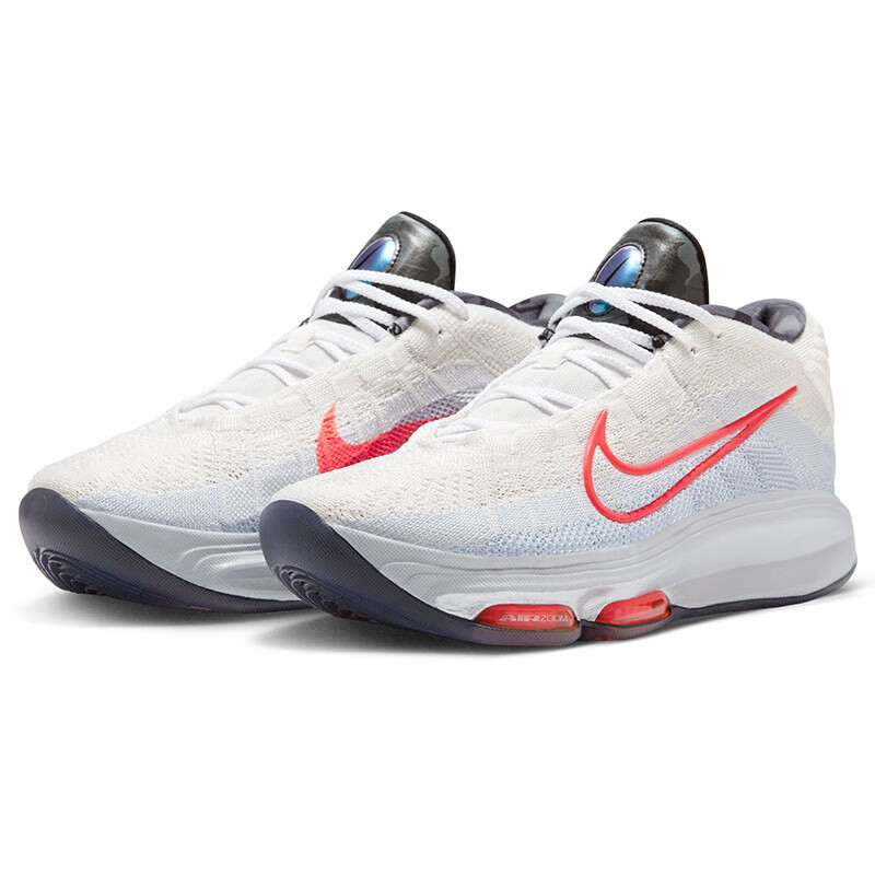 NIKE Men's Basketball Shoes G.T. HUSTLE 3 Shock-Absorbing Sneakers HQ3453-060 Light Silver Gray 40