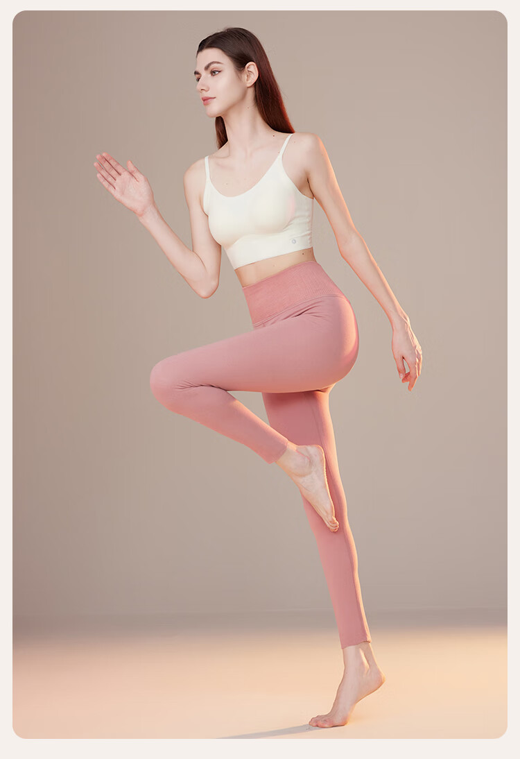 Ordifen Women's High-Waist Down-Filled Thermal Slimming Pants Double-Sided Fleece Thickened High-Elastic Tight Leggings for Autumn and Winter 7