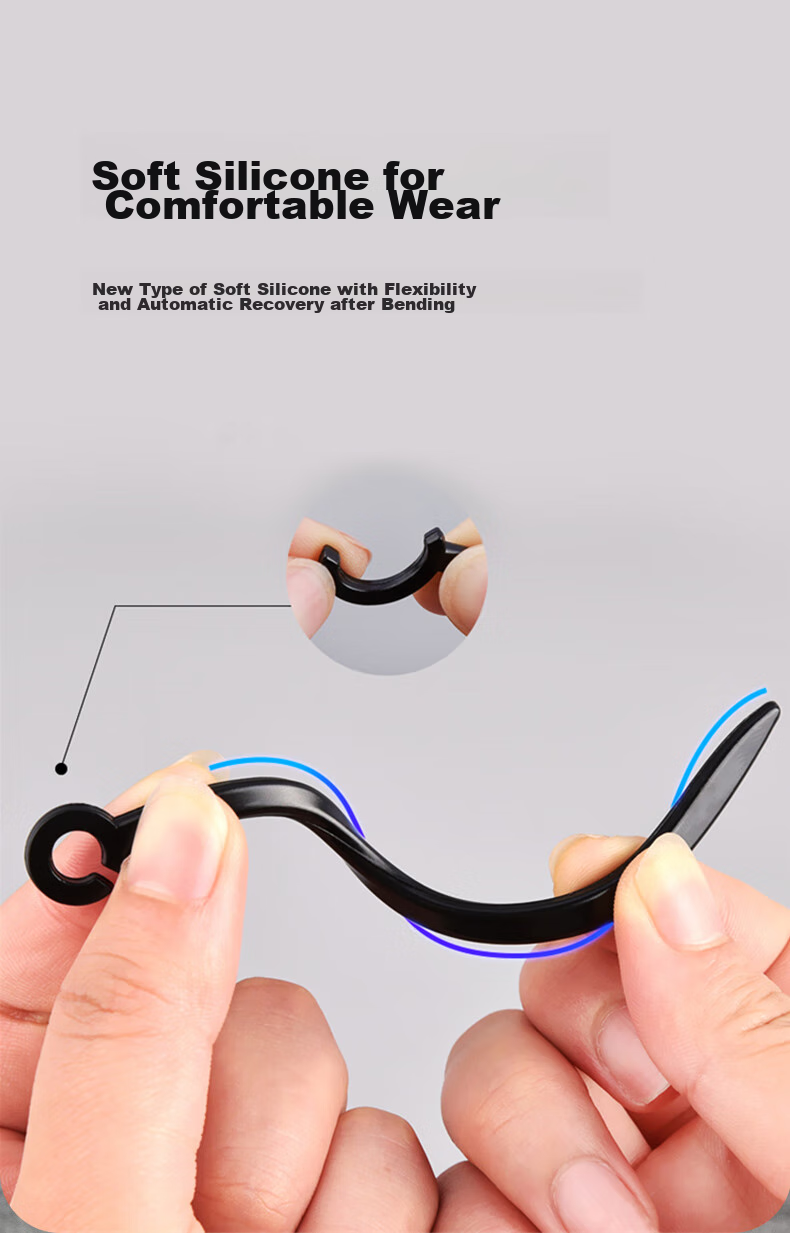 Masentek EG01 Bluetooth Earphones Universal Ear Hook, Anti-Drop Anti-Fall Fixing Accessory Clip Mouse Tail Multi-Functional, Suitable for Huawei Sony Samsung, 2 Pairs 4