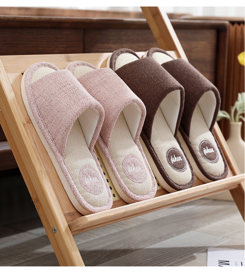 TZLDN Indoor Linen Slippers for Men, Summer 2026 Couple's Home Cotton And Linen Sandals for Men And Wome 12