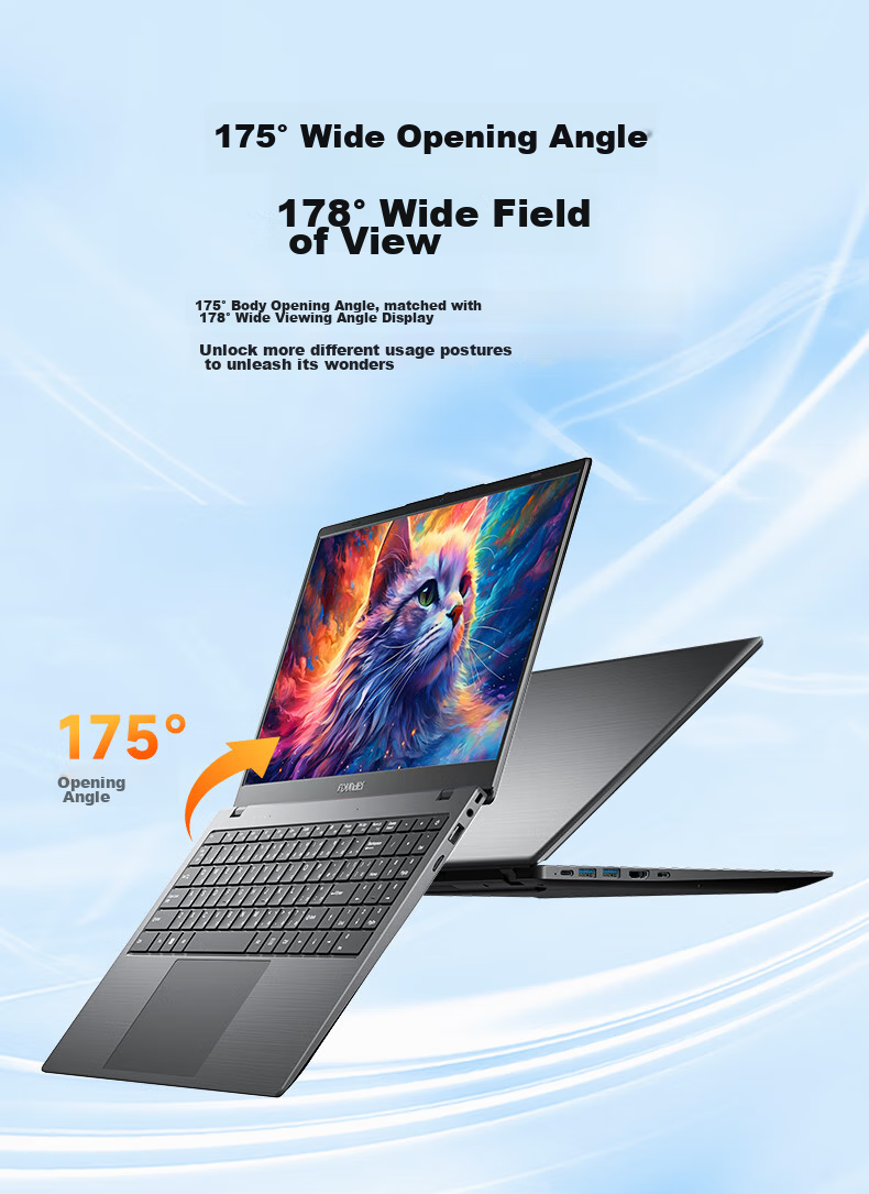 Fangzheng 2026 New i3 Lightweight Laptop 15.6" 8GB RAM 128GB SSD High-Performance Business Travel Study Entertainment All-in-One Notebook 17