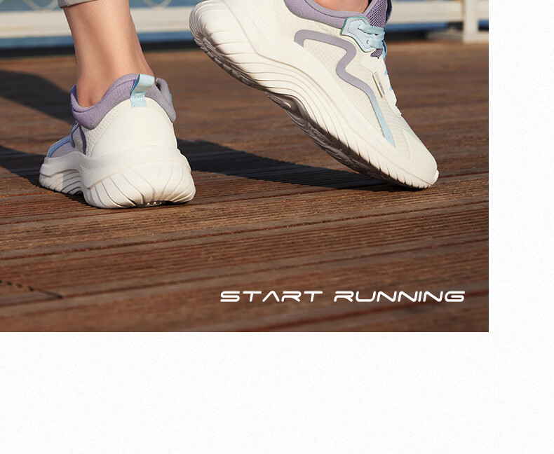 361° Women's Autumn Water-Repellent Leather Running Shoes Shock Absorption Casual Commuting Sneakers 682232233-3 39