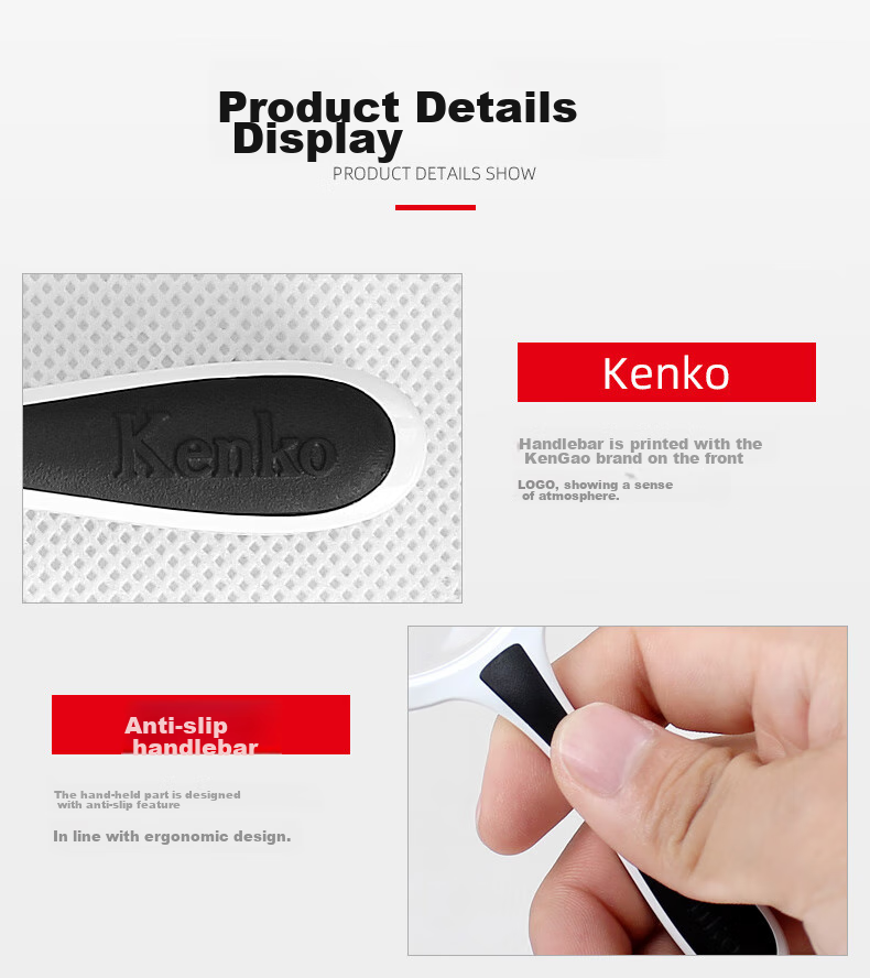 KENKO Japanese Handheld Reading Magnifier (With Auxiliary Magnifier) PKC-025 12