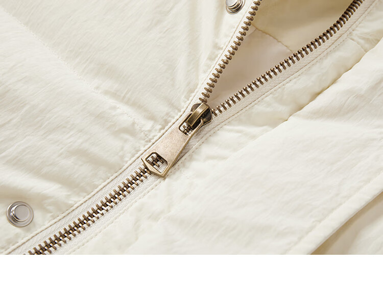Dme [Light Warm Winter] Vintage Stand Collar 90% Duck Down Jacket for Petite Women, Warm Coat for Winter 47