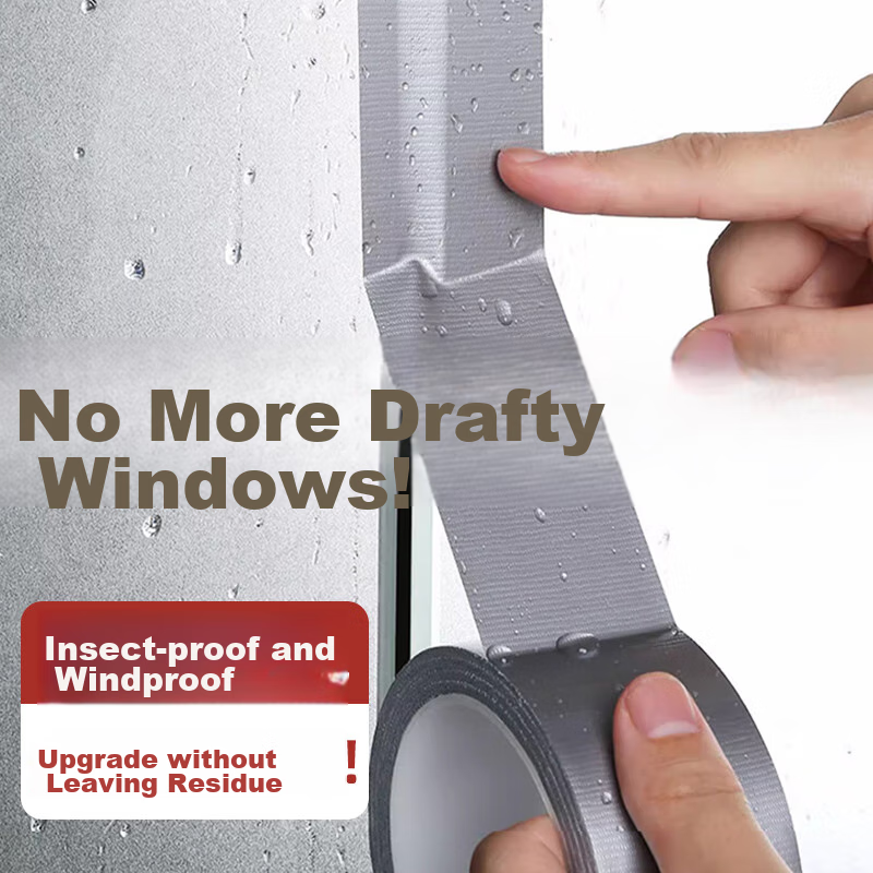 Xiruo Winter Windproof Tape, Base Adhesive for Doors And Windows, Sealing Waterproof Barrier, Warmth-Keeping, Cold-Proof Window Gap Windproof Sticker