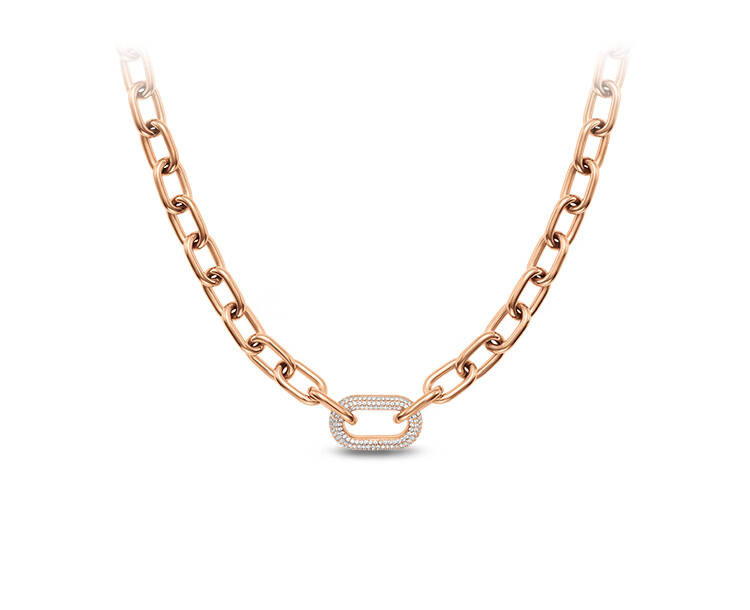 DanielWellington DW Necklace for Women, Starry Rose Gold Shining Zirconium Collarbone Chain DW571 Birthday Gift for Girls 4