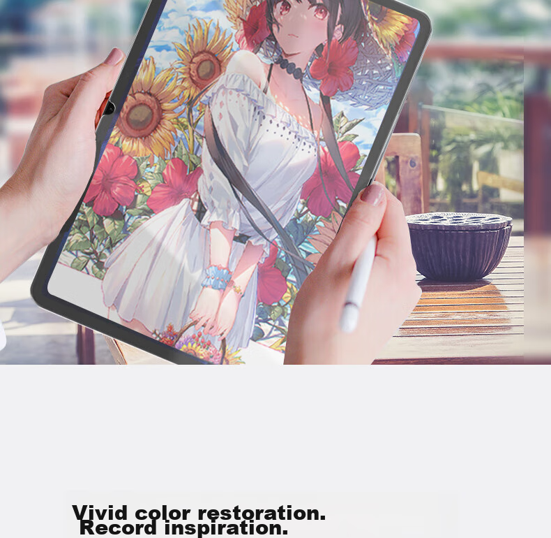 ESCASE Xiaomi Pad 6/6 Pro Paper-Like Film, Tablet Protective Film, Kent Paper 2023 Model, Frosted Full-Screen Hand-Drawn Writing And Drawing Professional Screen Protector 12