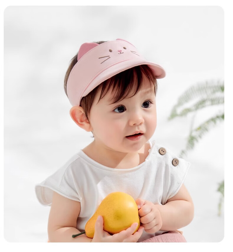 Niduoxiong Children's Sun Protection Hat, Visor Cap for Boys And Girls, Breathable Baby Hat, Sun Hat, UV Protectio 17
