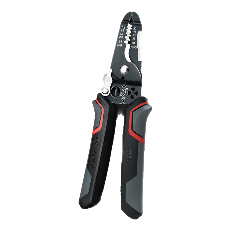 Deli Multi-Functional Wire Stripping Pliers, Electrician-Specific Wire Cutter, Electrician Pliers, Multi-Functional