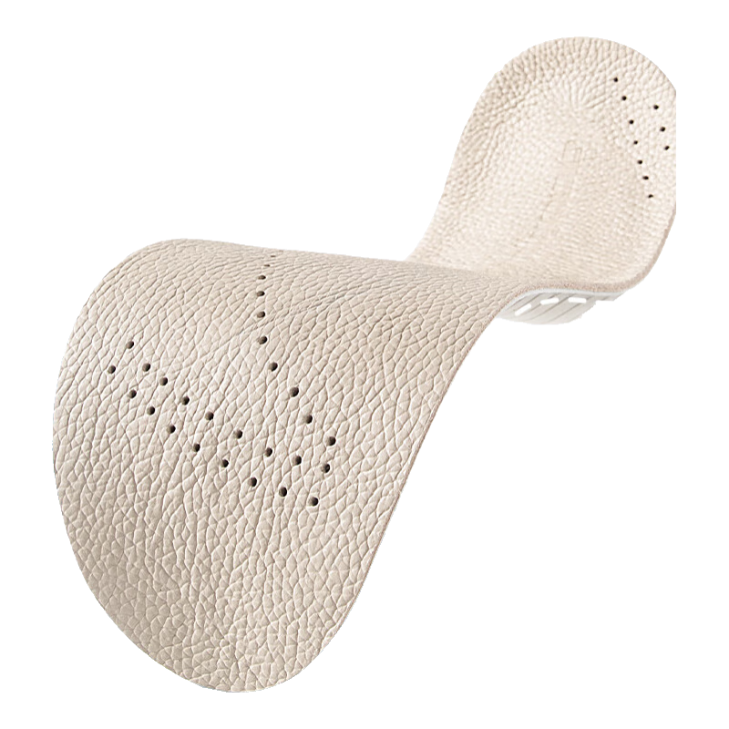 Maigaole Summer Latex Cowhide Insoles, Comfortable Perforated Breathable, Non-Stuffy Soft And Comfortable Shock-Absorbing, Beige, Size 35-36