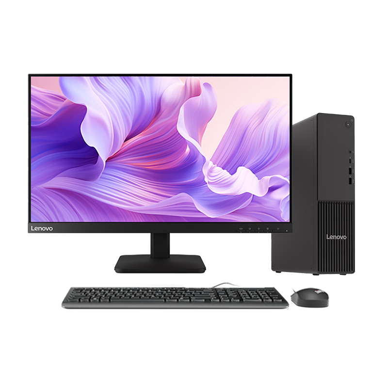 Lenovo Yangtian M4000q Business Office Desktop Computer (Core Ultra7 265, 16GB DDR5, 1TB SSD, Windows 11) 23.8-inch Complete Set