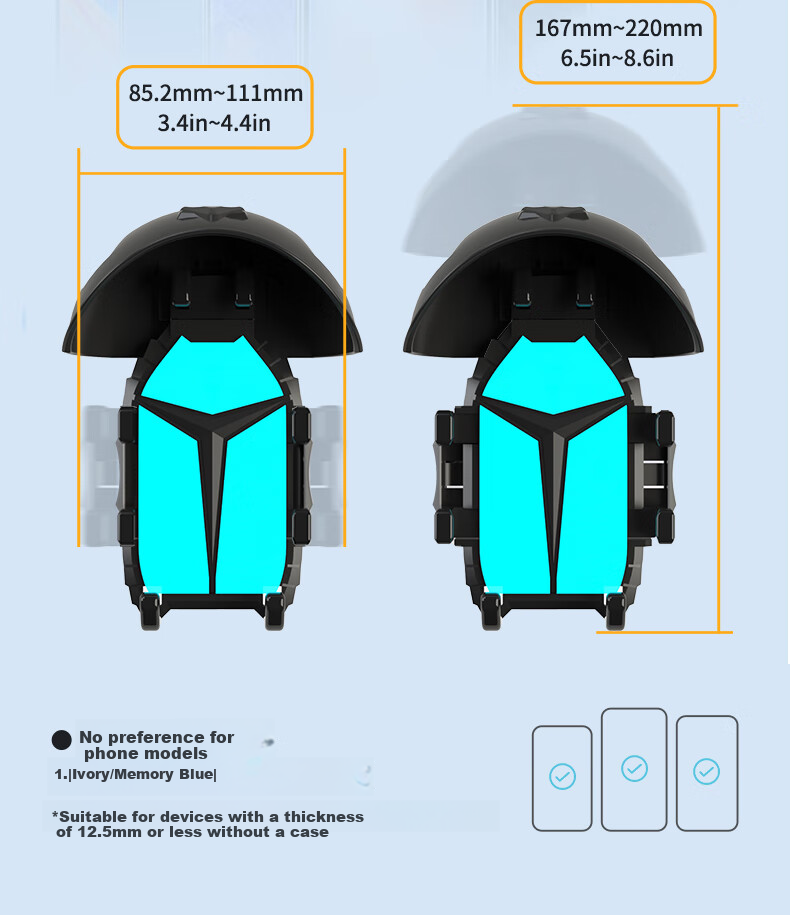 Ousen Electric Vehicle Phone Holder, Food Delivery Motorcycle Bicycle Electric Scooter Shockproof Small Helmet Waterproof Sunshade Navigation Mount 15