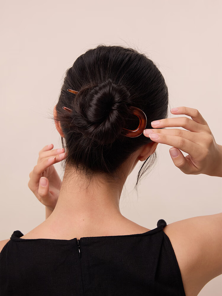 CHIMERA Lazy Style Simple U-Shaped Hairpin Easy Updo Hair Clip for Women Birthday Gift 4