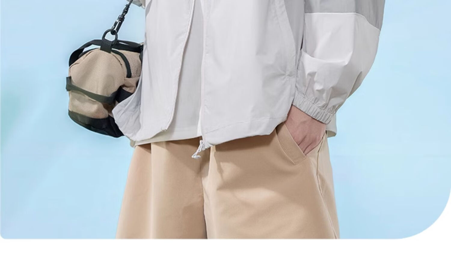 CAMEL Outdoor Sun Protection Clothing, 2024 New Product, Ice-Cool Breathable UV-Resistant Fashion Color Block Sun Protection Garment, O086 2XL 8