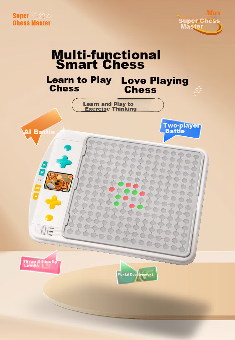 Chaoqidashi Multi-Functional 31+ N AI Intelligent Board Game Set Including Gomoku, Go, Ludo for Boys And Girls Birthday Gift Educational Toy 1