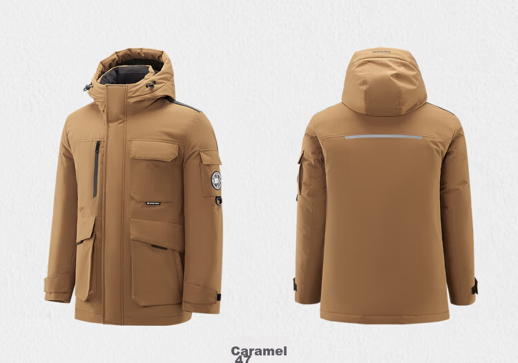 HLA Men's Down Jacket 25SPORTSDAY Sports Comfortable Hooded Coat Winter 19