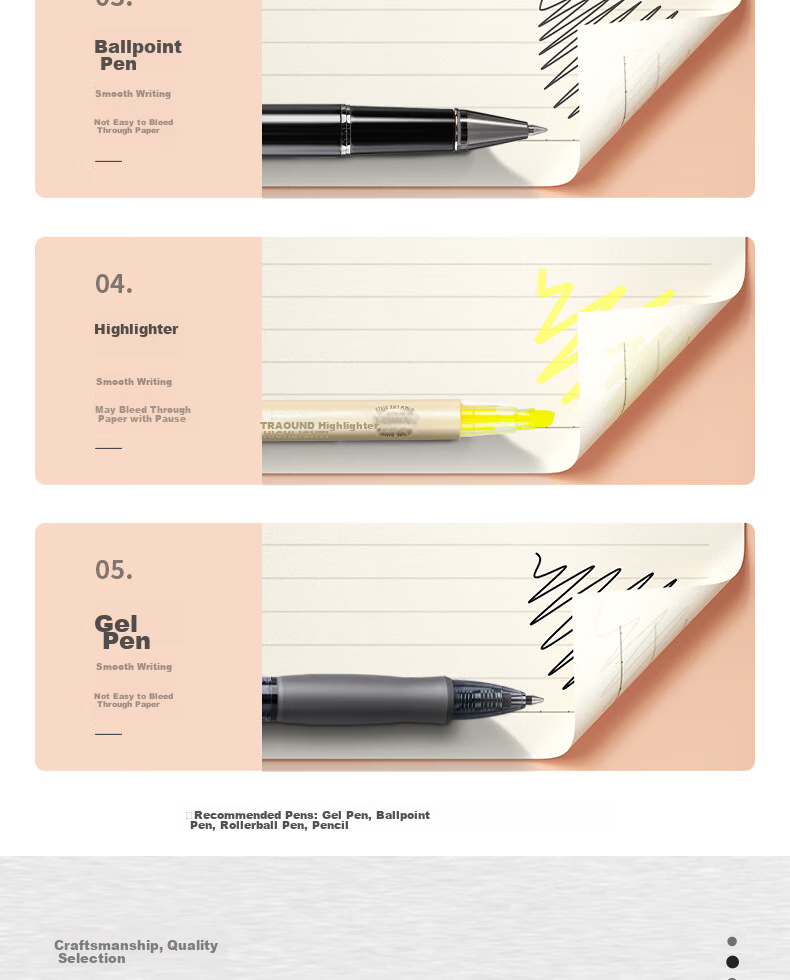 Deli B5/120 Sheets Business Notebook, Leather Cover Office Meeting Diary, Black BP128 12