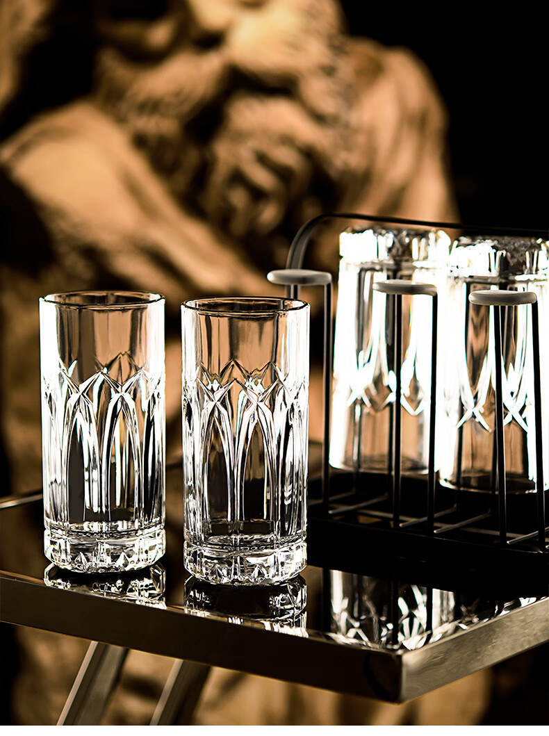 Ocean Imported Glass Cup European Style Engraved Transparent Drinking Glass Beverage Cup Connexion 350ml 2