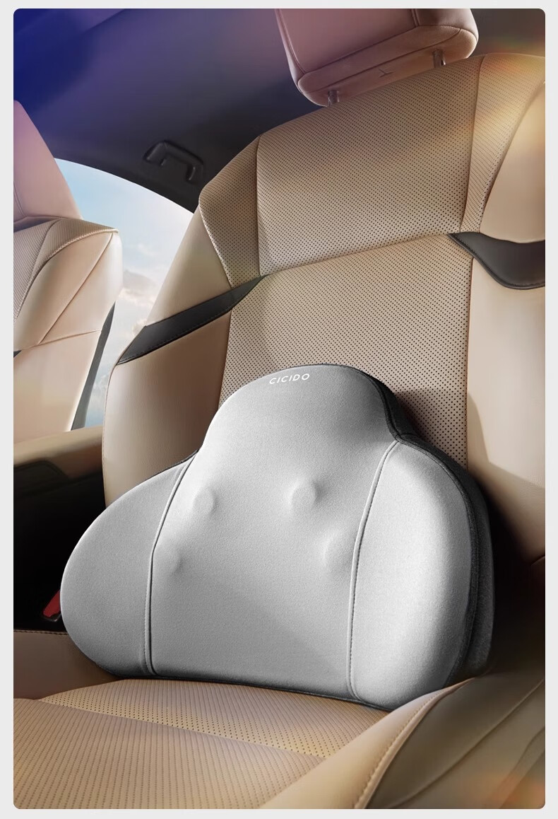 CICIDO Electric Car Lumbar Support Massager Waist Cushion Car Backrest Massage Device Gift for Parents 29