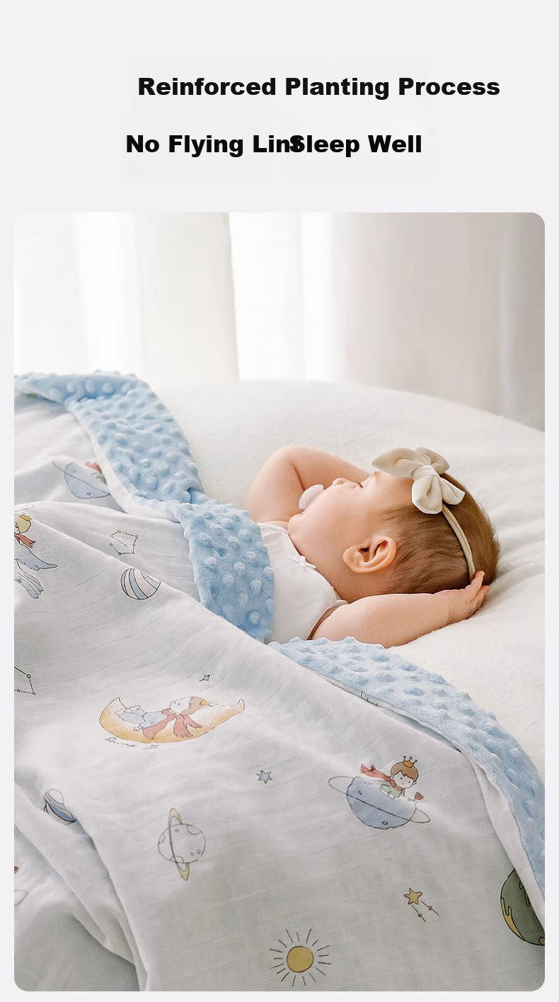 EMXEE Bean Bag Blanket, Children's Quilt for All Seasons, Kindergarten Nap Blanket, Baby Bean Bag Quilt, Encounter Little Prince 10