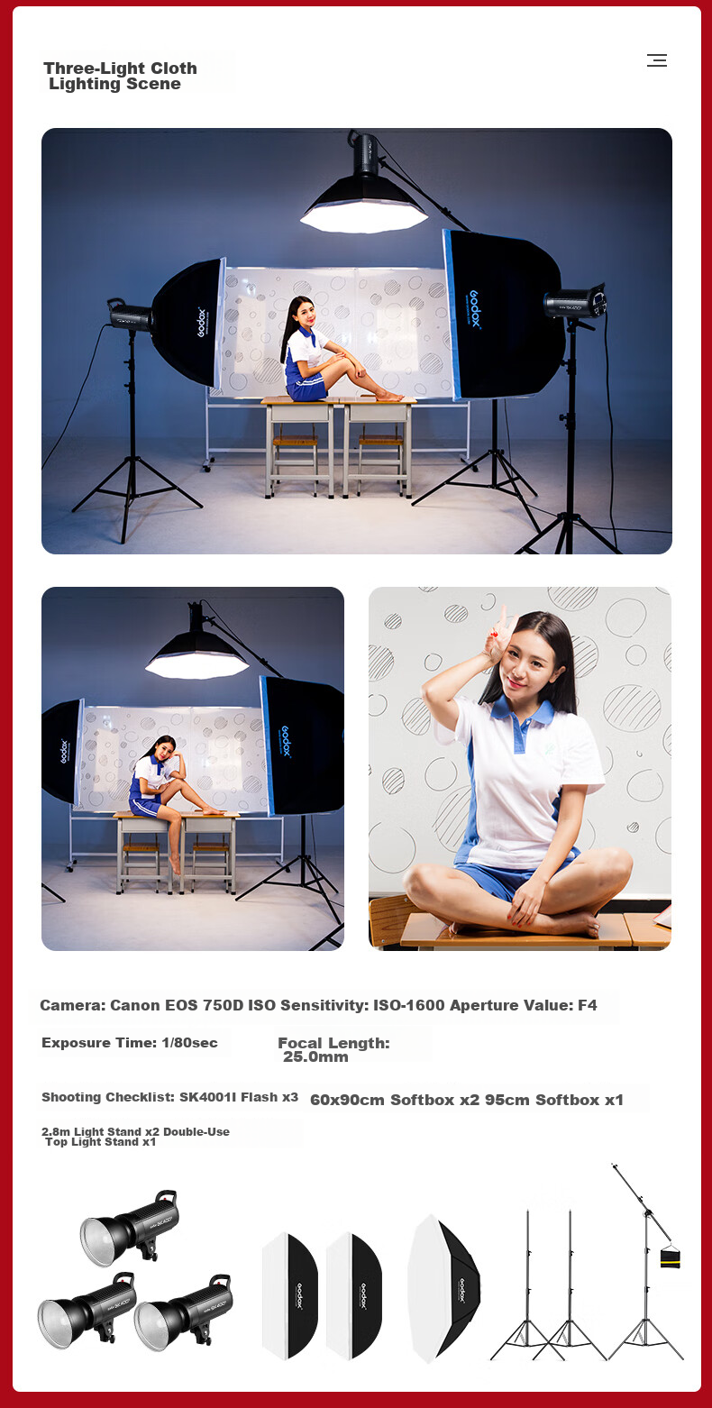 Godox 30*120cm Rectangular Square Grid Softbox Light Diffusion Cover, Compatible with Live Streaming Fill Light, Photography Light, Flash Light, Foldable Portable Softbox with Grid 15