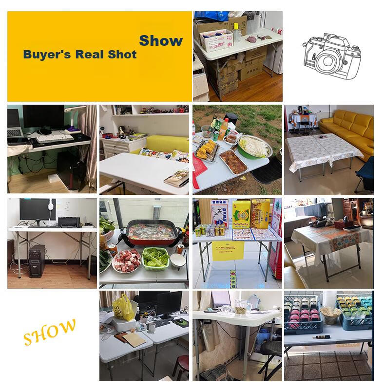 Shunyou Folding Table Outdoor Stool Promotion Table Barbecue Table Desk Computer Table Dining Table Folding Dining Table SY-020 1