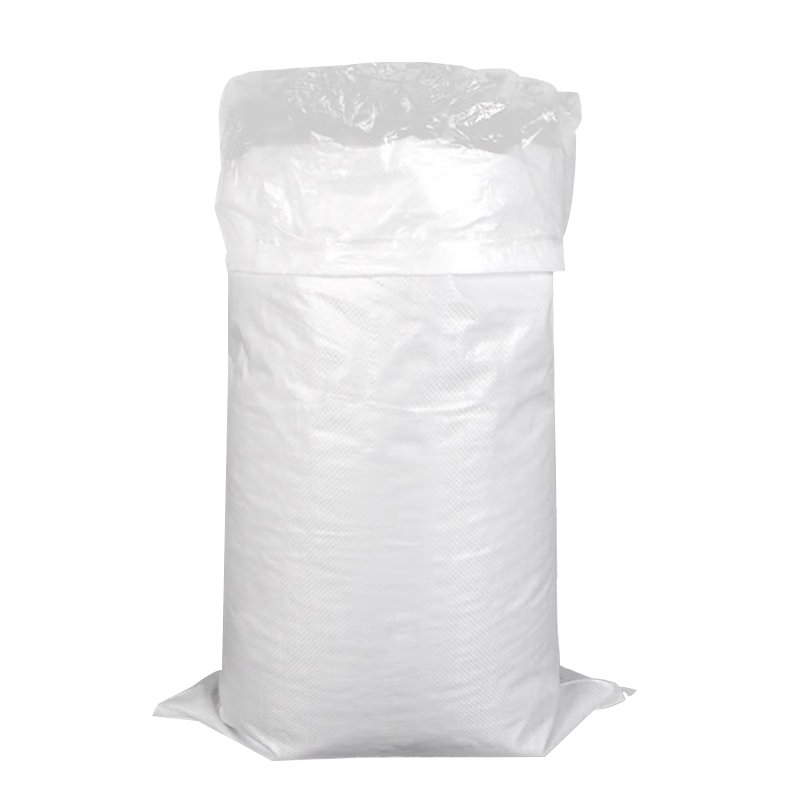 Chaojijiapin White Waterproof And Moisture-Proof Inner Membrane Woven Bag, Thickened Packaging Bag, Moving Bag, Snake Skin Bag, Fertilizer And Feed Bag
