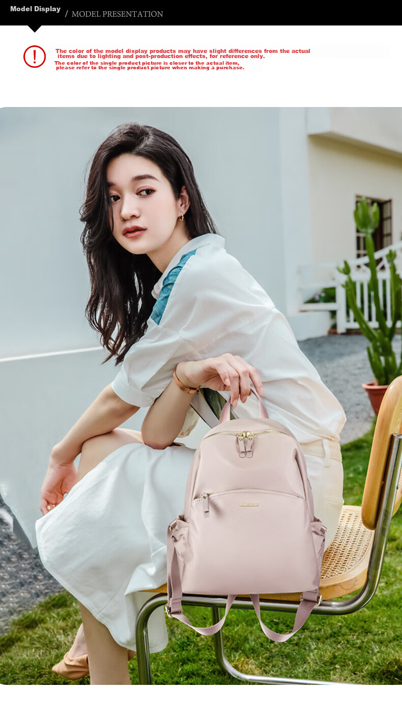 GOLF Backpack for Women, Casual Bookbag, Travel Bag, Lightweight Ladies Backpack, IPad Laptop Bag, Birthday Gift for Girlfriend 21