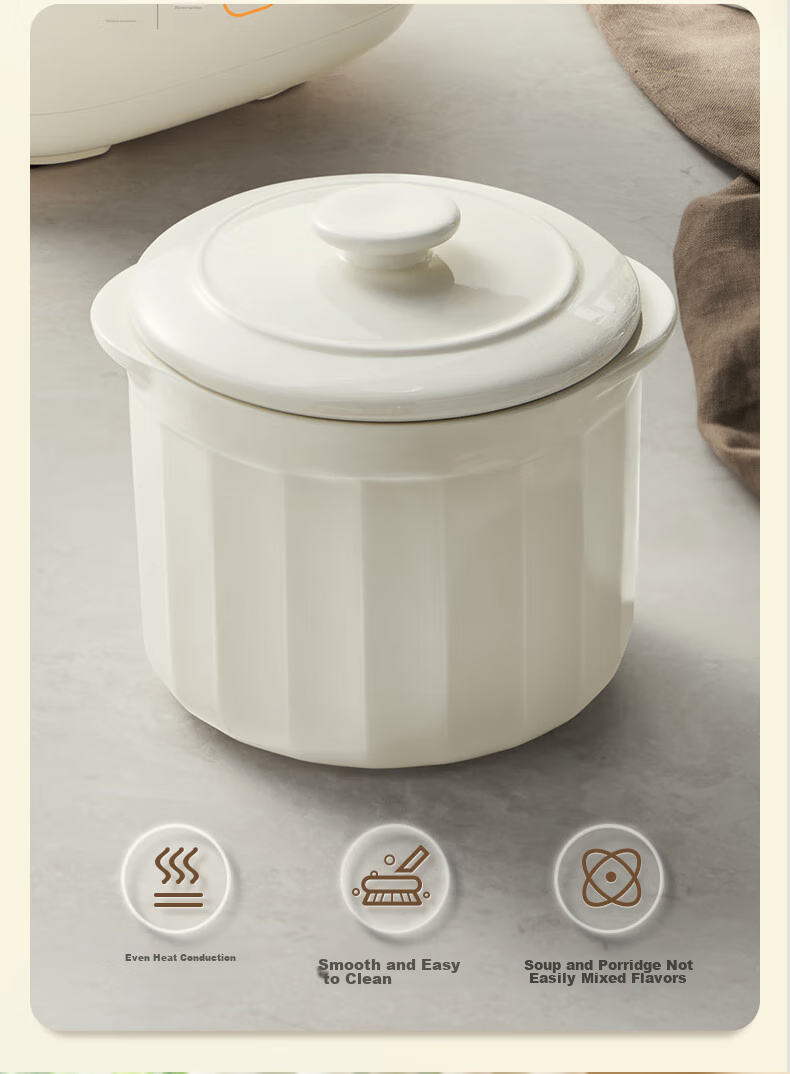 SUPOR Electric Stew Pot, Electric Stew Cup, Double Boiler, Soup Pot, Bird's Nest Stew Cup, Soup Stew Pot, Soup Stew Cup Steamer, Baby Food Cooker DZ10YC866 14
