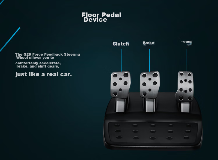 G G923 PC High-Resolution Force Feedback Racing Wheel And Pedals, Racing Simulation Driving Experience, For Horizon 4 And Okami 2 13