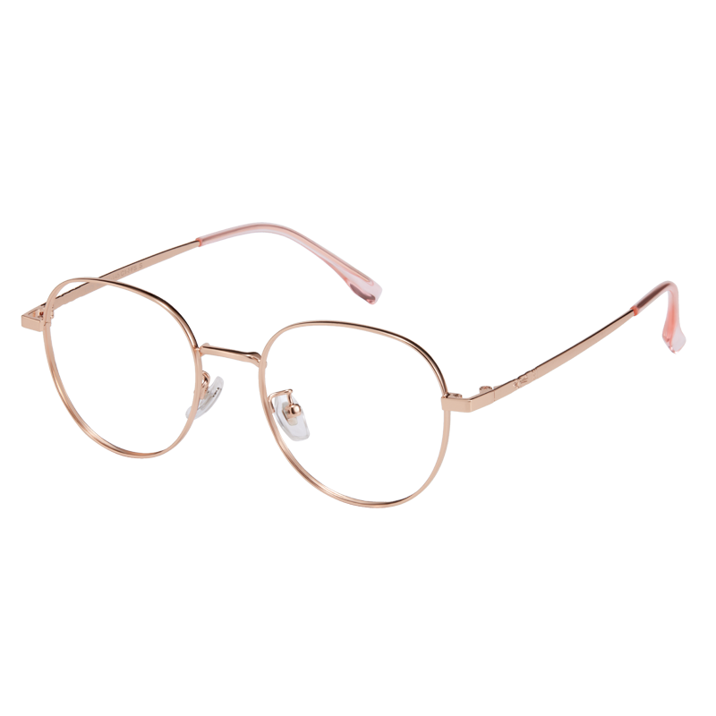 SHOWBIZS Reading Glasses for Women, Fashionable Anti-Blue Light Presbyopic Glasses for Middle-Aged And Elderly, 1975 Pink Gold Color, 50 Degrees