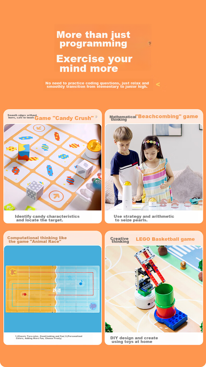 Matatalab Ma Ta Children's Programming Robot Flagship Edition, Board Game Style, Zero-Base Early Education Enlightenment, Educational Thinking Toy Gift 5