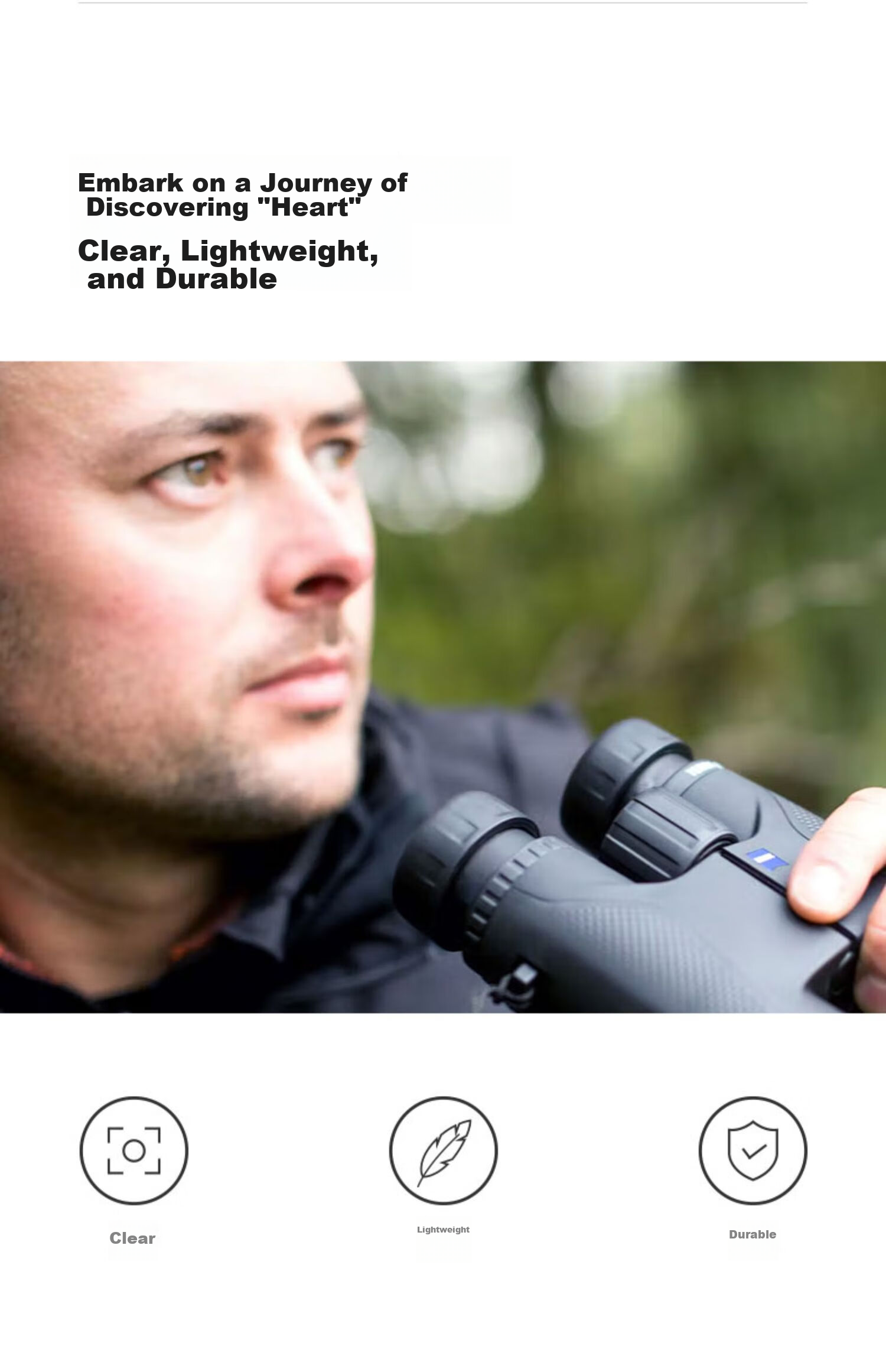 ZEISS Binoculars for Children, 8x25 Black Portable Foldable with Phone Connection, Suitable for Concerts, Music Festivals, Beekeeping, Outdoor Use 9