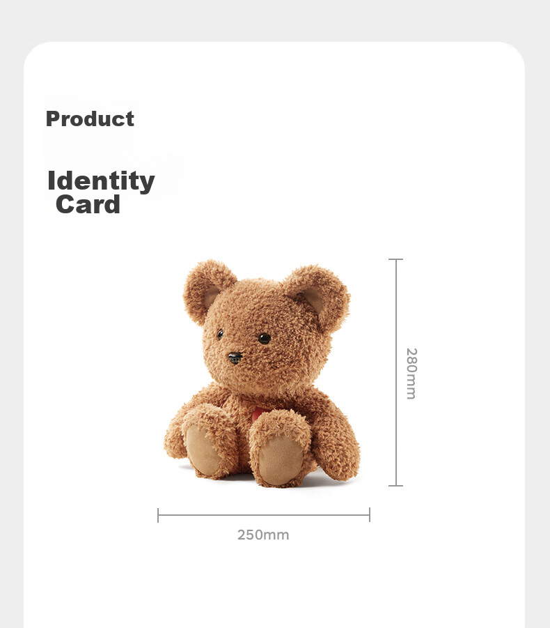 Babycare Brave Comfort Bear Children's Plush Toy Doll Stuffed Animal Pretend Play Gift for Boys And Girls - Bubu 18