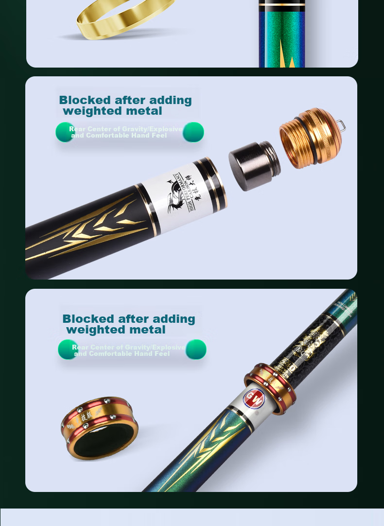 GW Fishing Rod Xuance Jijie Version 7.2, Ultra-Light And Hard, 28 Sections, High Carbon Fiber, Carp Fishing Rod, Black Pit Rod 10