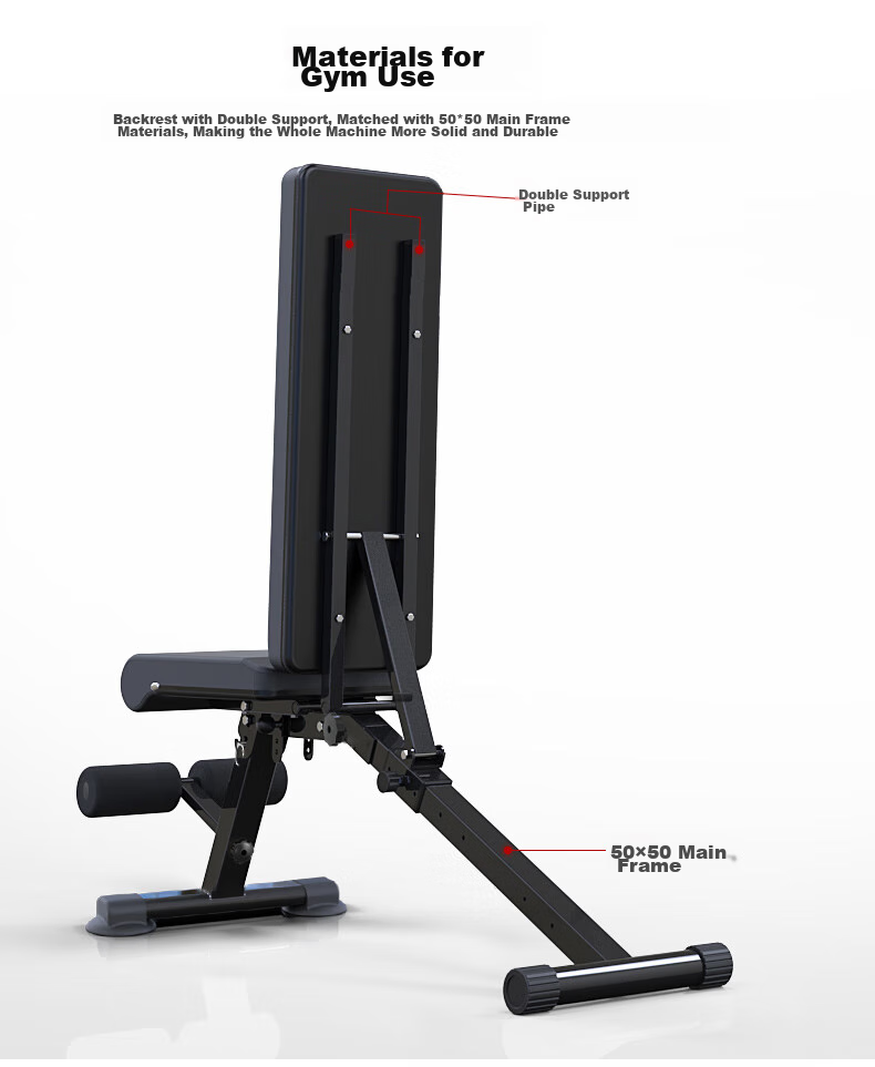 GK Dumbbell Bench, Multifunctional Foldable Fitness Chair, Home Gym Equipment, Foldable Abdominal Trainer, Bench Press Chair, Weightlifting Bench 9