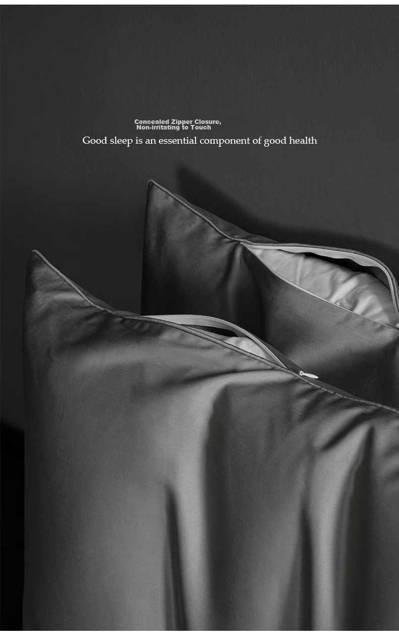 SIDANDA 100% Cotton Five-Star Hotel Pillow Core with Envelope Pillowcase, Water Blue Pillow Cover, Single Piece 48*74cm 12