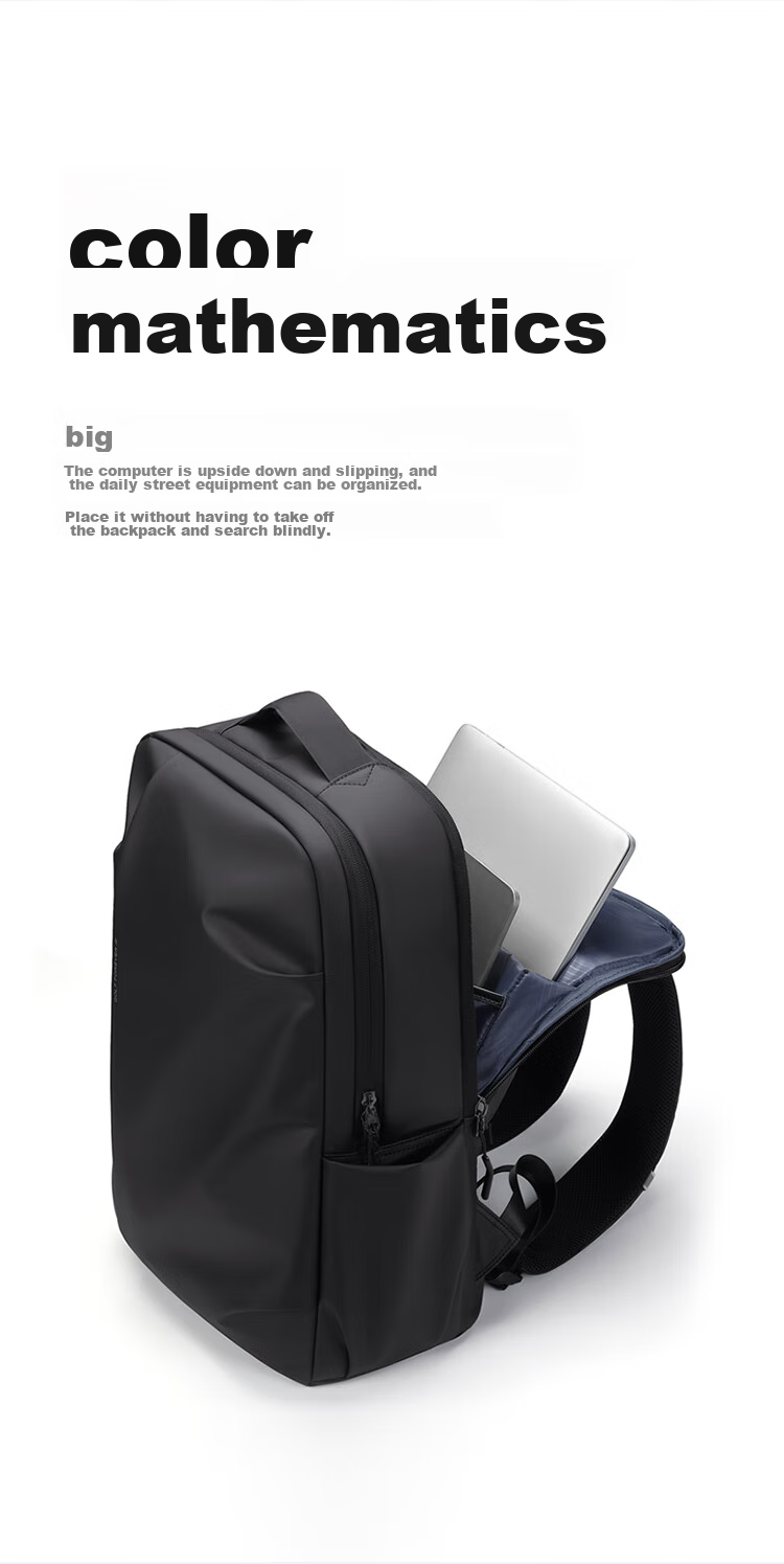 GOLF Backpack for Men, Travel Backpack, 15.6/16 Inch Laptop Bag, Student Schoolbag with Multiple Compartments, Business Commute Bag 8