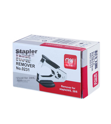 Deli [Super Popular] Deli (Deli) 12# Efficient And Convenient Staple Remover with Safety Lock, Office Supplies, Blue 0231 4