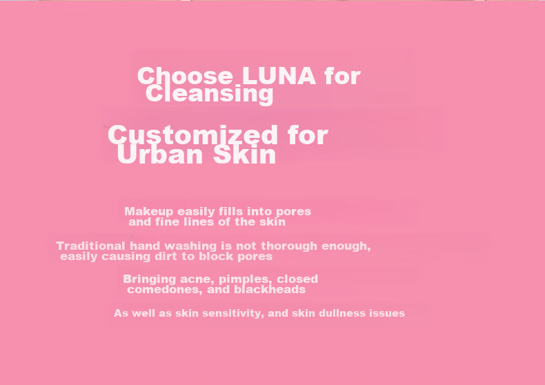 FOREO LUNA 3 Facial Cleansing Brush Blue Electric Pore Cleansing Device Balancing Oil Control Face Cleanser 6